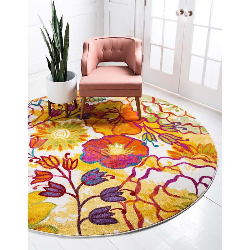 Tapis ivoire Lorene, Rond 8 pi