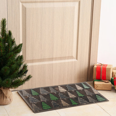 Tapis en caoutchouc (arbres de Noël)