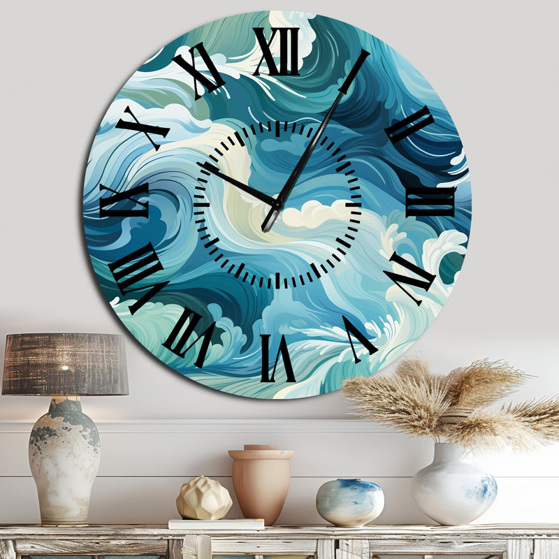 Horloge murale Ocean, Surdimensionné
