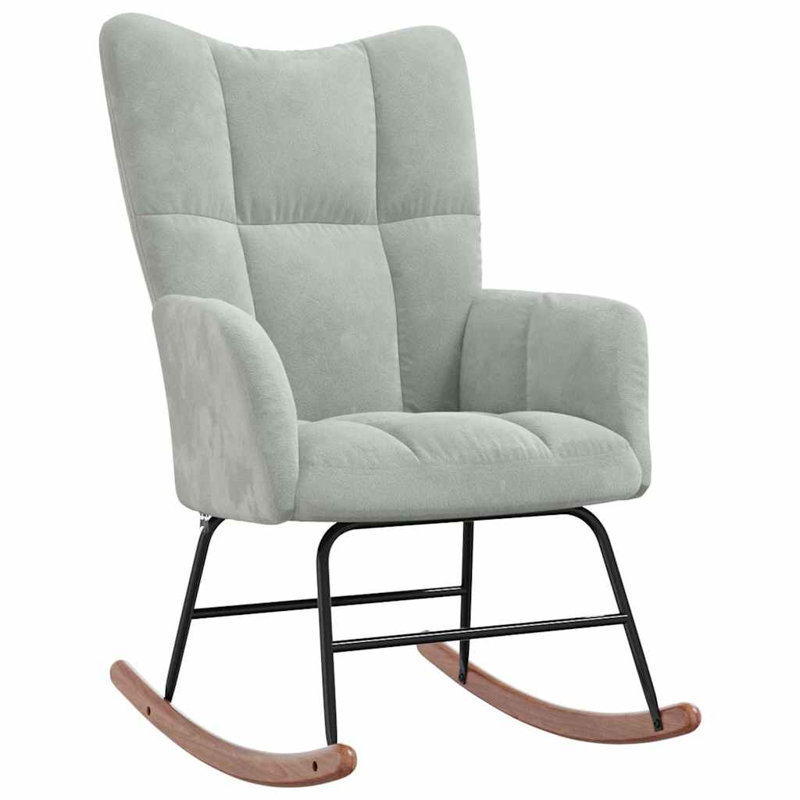 Rocking Chair, Light Grey