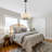 Cruce 8 - Light 21.65'' Drum Chandelier With Off-white Linen Fabric Shade, Dining Room Light Fixtures Over-table, Modern Farmhouse Chandeliers For Bedroom Foyer Living Room Entryway Kitchen, Drum-pendant-light-1814019283-1814309262