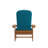 Rankins All-Weather Poly Resin Wood Adirondack Chairs with Cushions-1580249122