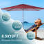 Shinetta 6,5 x 10 pi Parasol carré-910630945