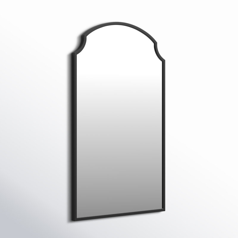 Miroir Keit, Noir satiné