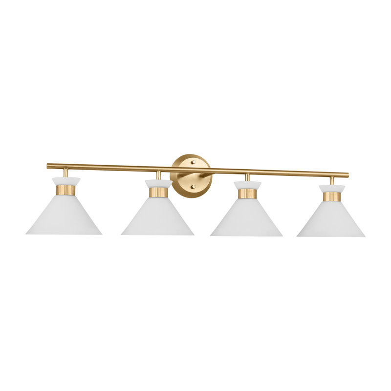 Belcarra Vanity Light, Satin Brass, 4