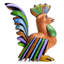 Novica Proud Rooster Alebrije Sculpture