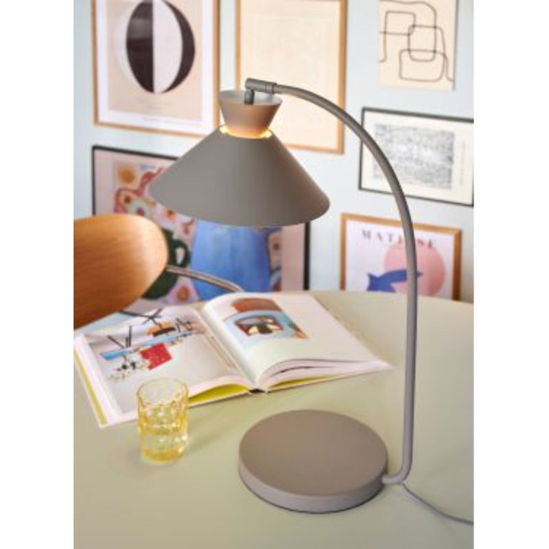 Metal Desk Lamp, Grey