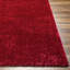 Red Modern Shaggy Rug, Plain Anti Slip Easy to Clean Rug For Living Room, Dining Room, Bedroom, Kitchen-241903056