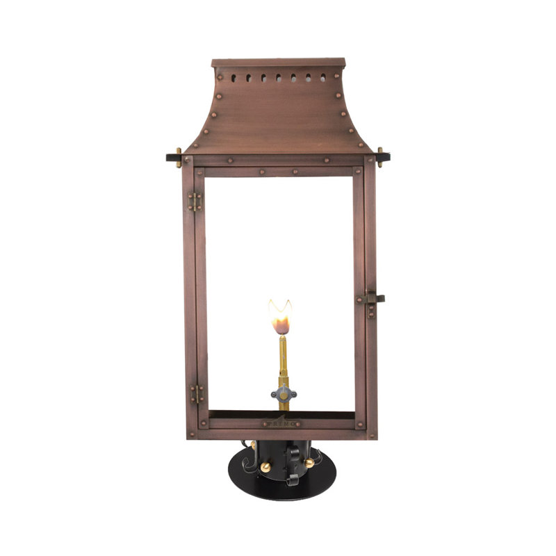Manila Gas Powered Square / Rectangular Lantern, 23" H x 10" W x 12" D