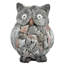 Owl Garden Statue w/ Solar LED Eyes 14"