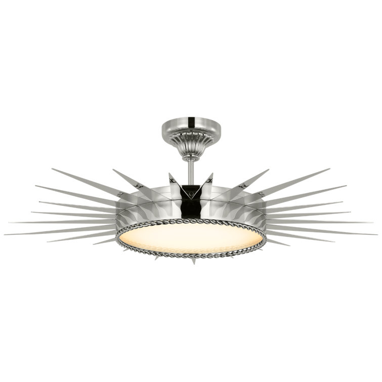 Soleil 1 - Light LED Semi Flush Mount by Suzanne Kasler
