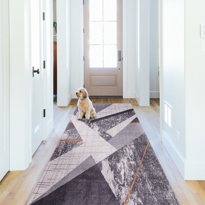 Ombre Cotton and Chenille Flatweave Area Rug, 60 x 100 cm