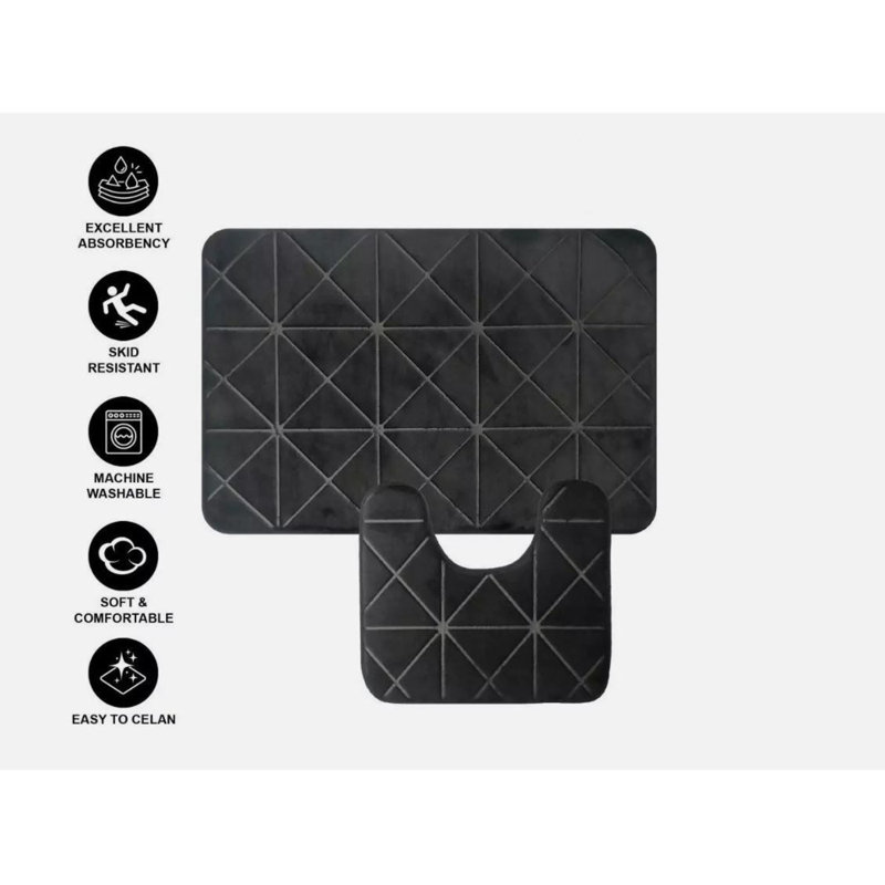 Babis Memory Foam Non-Slip Bath Mat