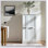 Armoire de cuisine autoportante avec tablettes et portes réglables, idéale pour les petits espaces et le rangement organisé