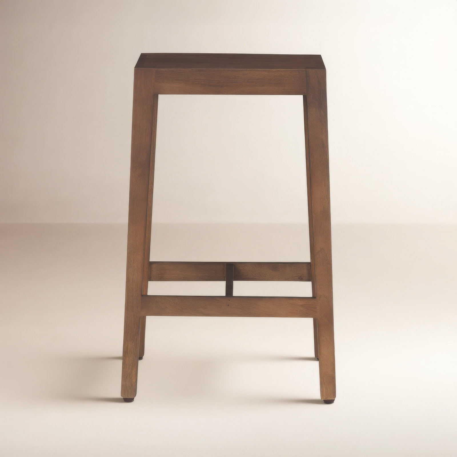 Veronica Solid Wood 25" Counter Stool, Dark Brown