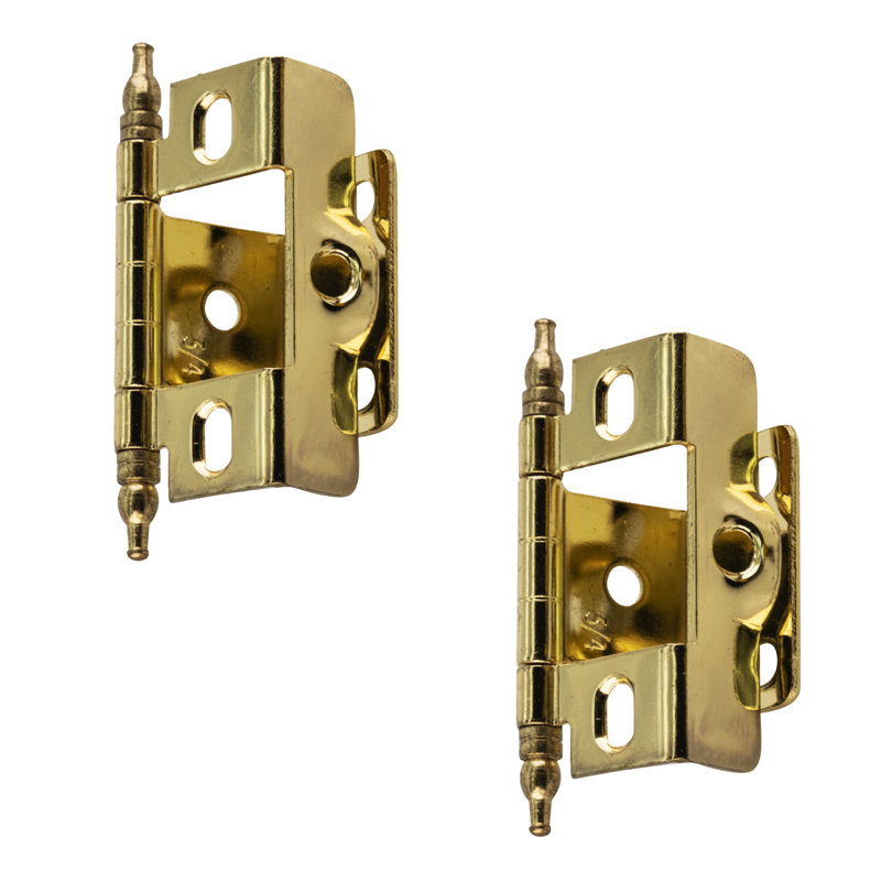 Brixwell BXC5713TMPB Charnières de placard à fermeture automatique en fer forgé pour quincaillerie de porte et de quincaillerie 3/4 po