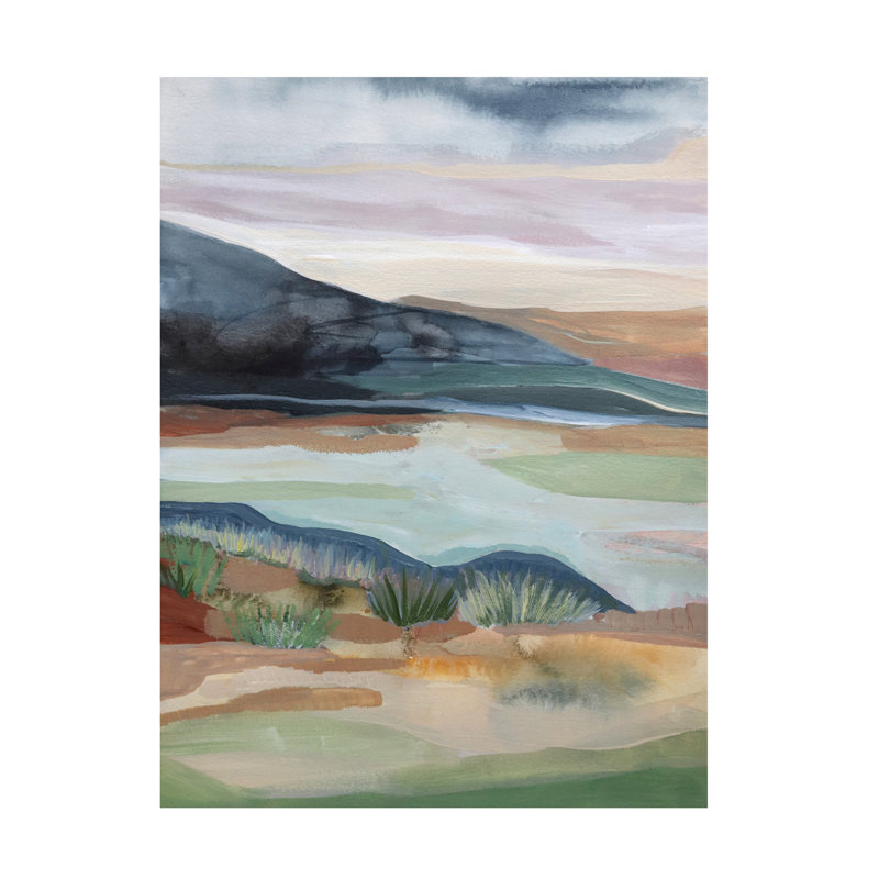 Art mural sur toile tendue - "Mojave" Farren Lee, décoration murale pour le salon, la chambre à coucher ou le bureau - 18 x 24