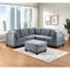 Repose-pieds de salon en tissu 1pc