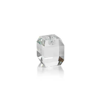 Crystal Glass Tabletop Candlestick
