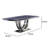 Celedonio Rectangular Marble Top Dining Table