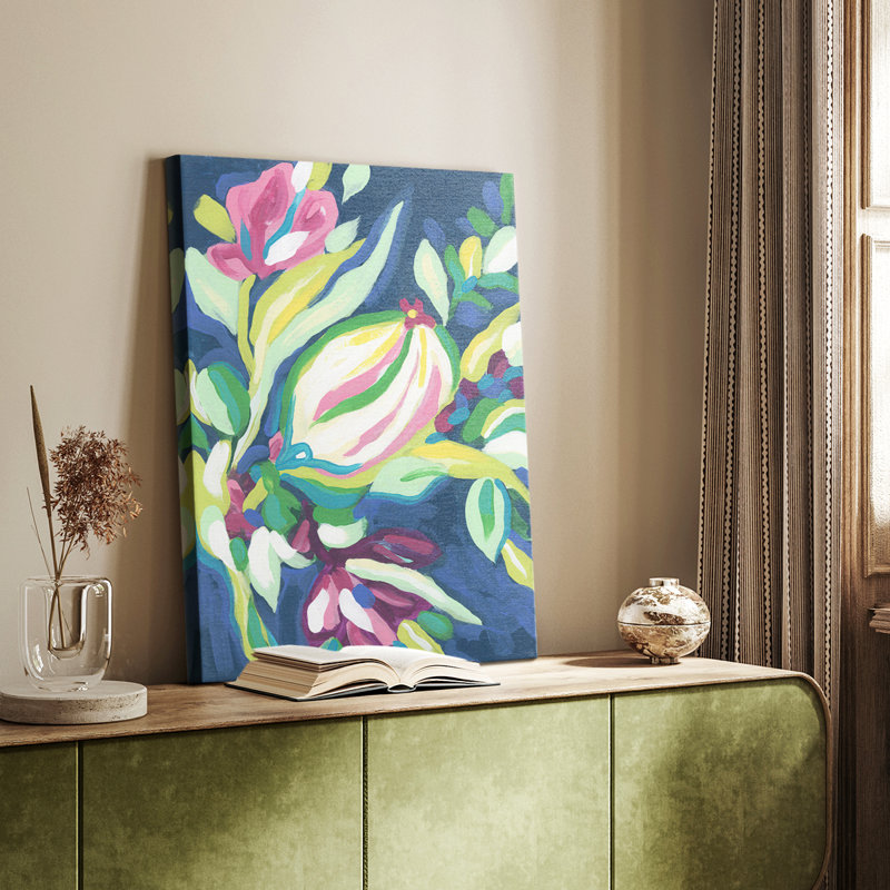 Blue Tropics III - galerie sur mesure, H 12 po x l 8 po