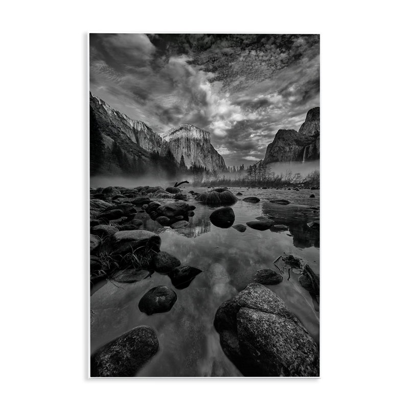 «Morning in Yosemite Valley», plaque murale par Jon Evan, H 15 po x l 10 po