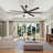 72 In Farmhouse Ceiling Fan With Plywood Blades For Dining Room