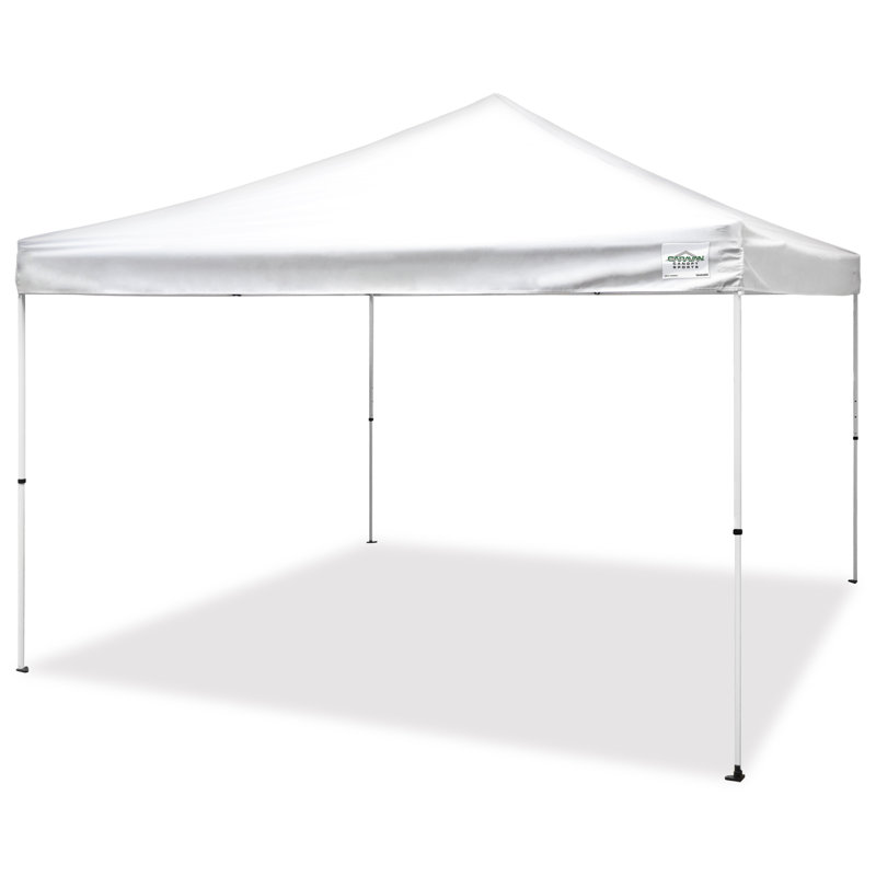 M-Series 2 Pro 12 pi. L 12 pi. D Auvent escamotable en acier, Blanc