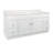 Concord 61 Inch Bathroom Vanity with Top, Ready to Assemble, White