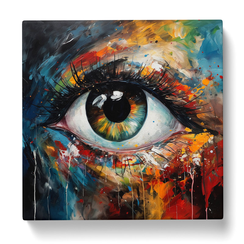Eye Abstract Expressionism - No Frame Print