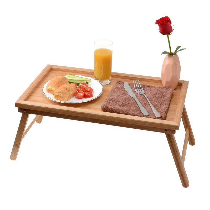 Plateau pour ordinateur portable Flor, Naturel