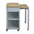 Kitchen Island With Extendable Table, Rubber Wood Veneer, 2 Drawers, Cabinets, Internal Storage Rack, Ac Outlets, 1 , Type - C, Mobile And Stationary 47 Inch Island, Dining Storage, Soft Close Hinges-907371578