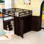 Lit mezzanine avec bureau, tiroirs et garde-robe-1245260587-1245260585