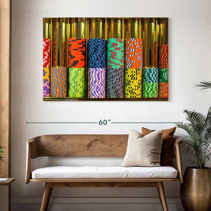 Senne Gambling Chips, 32" H x 48" W