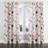 Country Farmhouse Curtains for bedroom - Floral Bamidele Grommet Curtain - 1 Panel-1388651251-1388651248