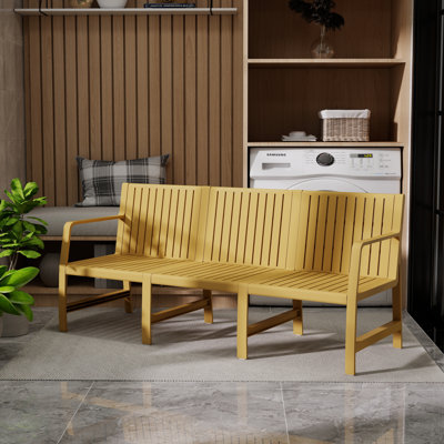 71.26" Wide Indoor/outdoor 3-seater Patio Sofa