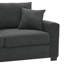 69"W Upholstered Loveseat with Textured Fabric, with 2 Throw Pillows and Sturdy Plastic Legs-1214748842