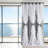 Shabby Chic Double Layer Ruffle Curtains With Grommet Top, Blackout & Sheer Overlay With Tiebacks For Bedroom & Living Room Decor, Set Of 2 Panels-436123947-436124113