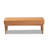 Faux Leather Upholstered Bench