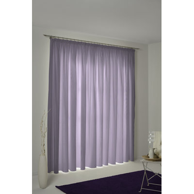 Salguero Pencil Pleat Opaque Curtain