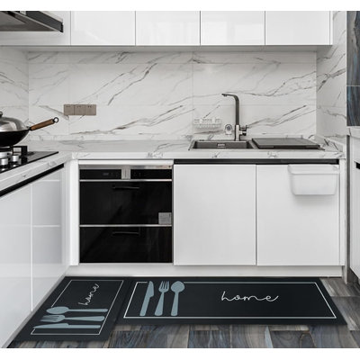 Abstract Anti-Fatigue Non-Skid Kitchen Mat
