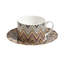Zig Zag Bone China Teacup-80514952