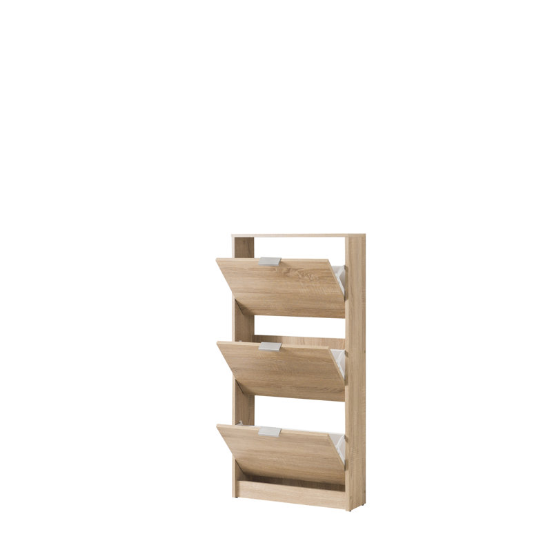 9 Pair Shoe Rack, Sonoma Oak