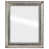 Feuille d'argent / brun antique est en rupture de stock