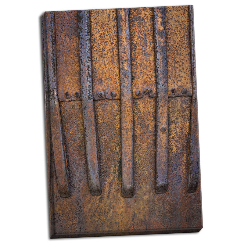 " Rusty Metal V " by Kathy Mahan