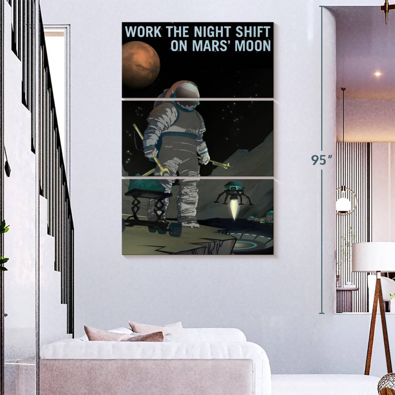 «Oberle Mars Explorers Wanted», affiche VI, H 38 po x l 24 po