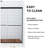  48" x 70" Double Sliding Aluminum Framed Shower Door-94272519