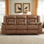 3 Seater Faux Leather Reclining Sofa