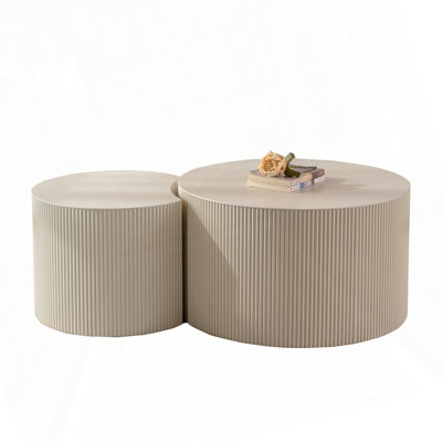 Round Wooden Coffee Table