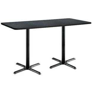 NPS Heavy Duty Height Adjustable Steel Table, Gray Frame, 24 X 54, HPL Top